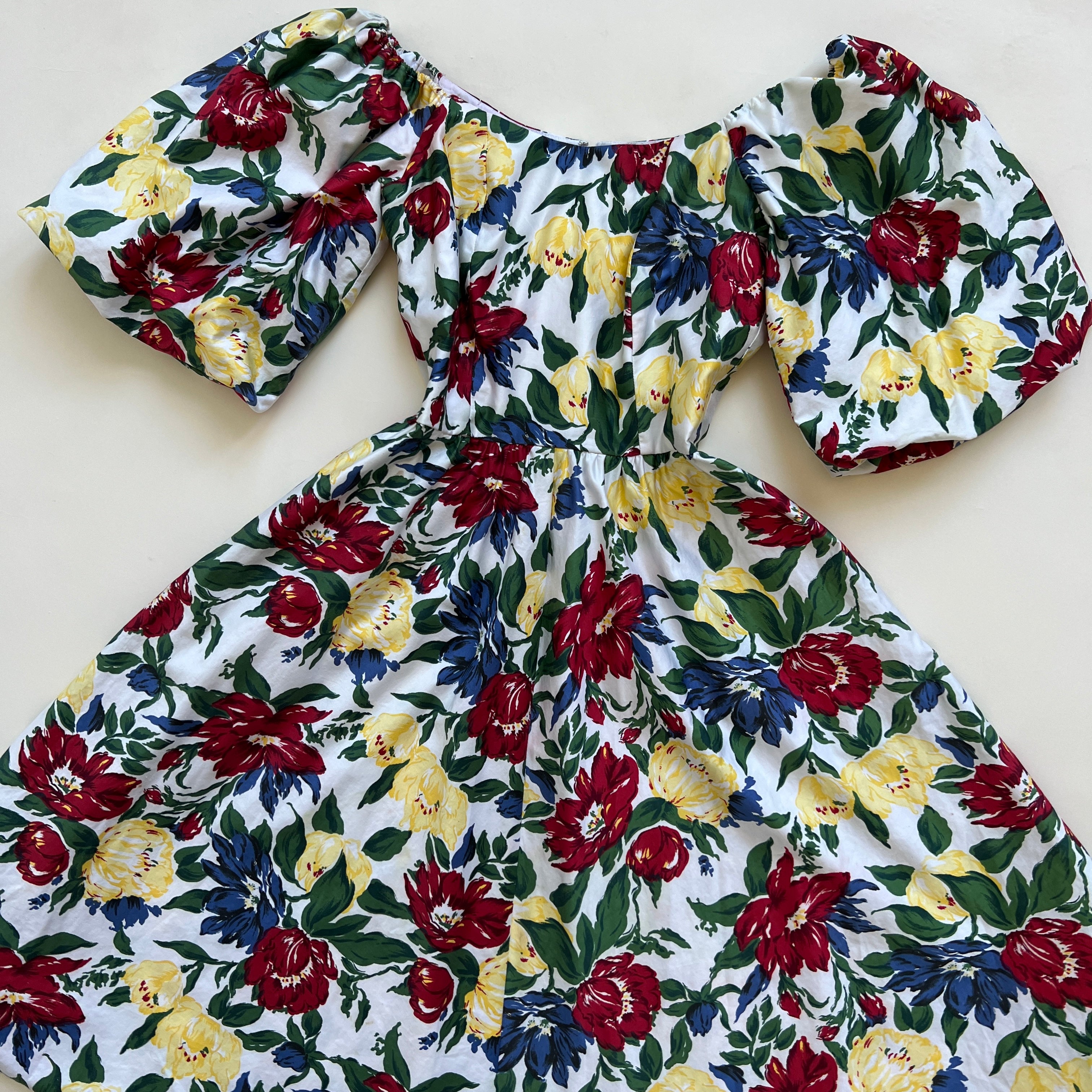 Vintage garden party dress