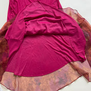 Vintage face print maxi sz xxxl