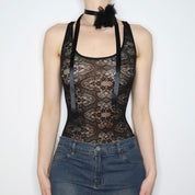 Black Lace Bodysuit (Small) 
