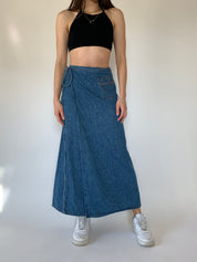 Vintage 1990s Denim Maxi