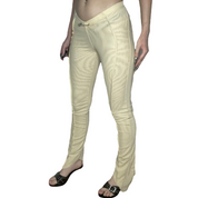 IVORY ASYMMETRIC PANTS