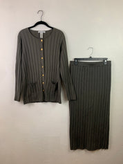 Dark gray two piece set