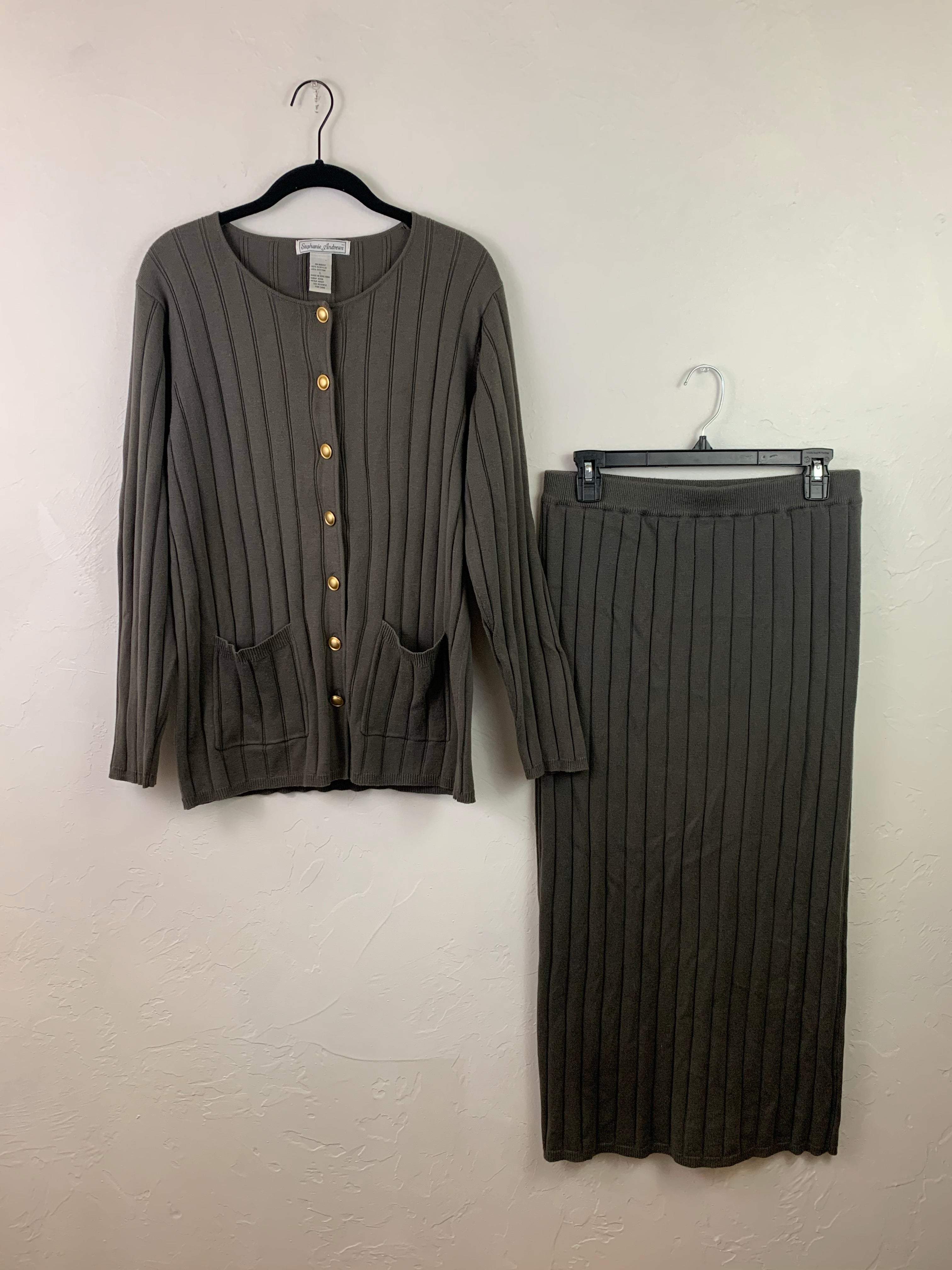 Dark gray two piece set