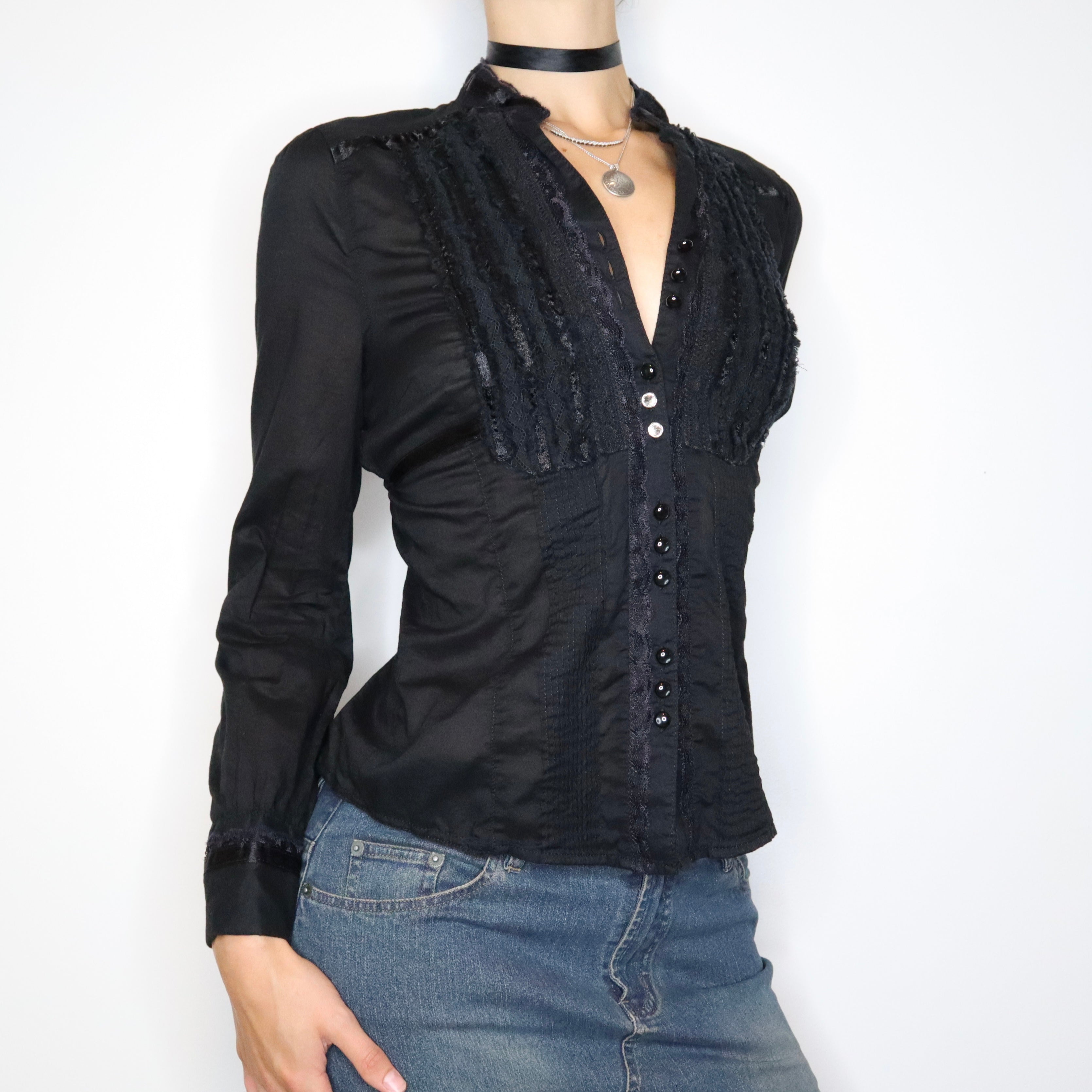 Esprit Gothic Blouse (S-M)