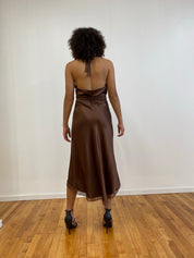 Brownie batter silk midi