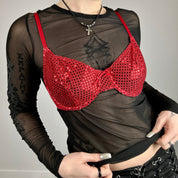 Vintage Sequin Bra Top