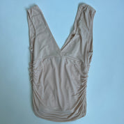 00s nude cinched tank M