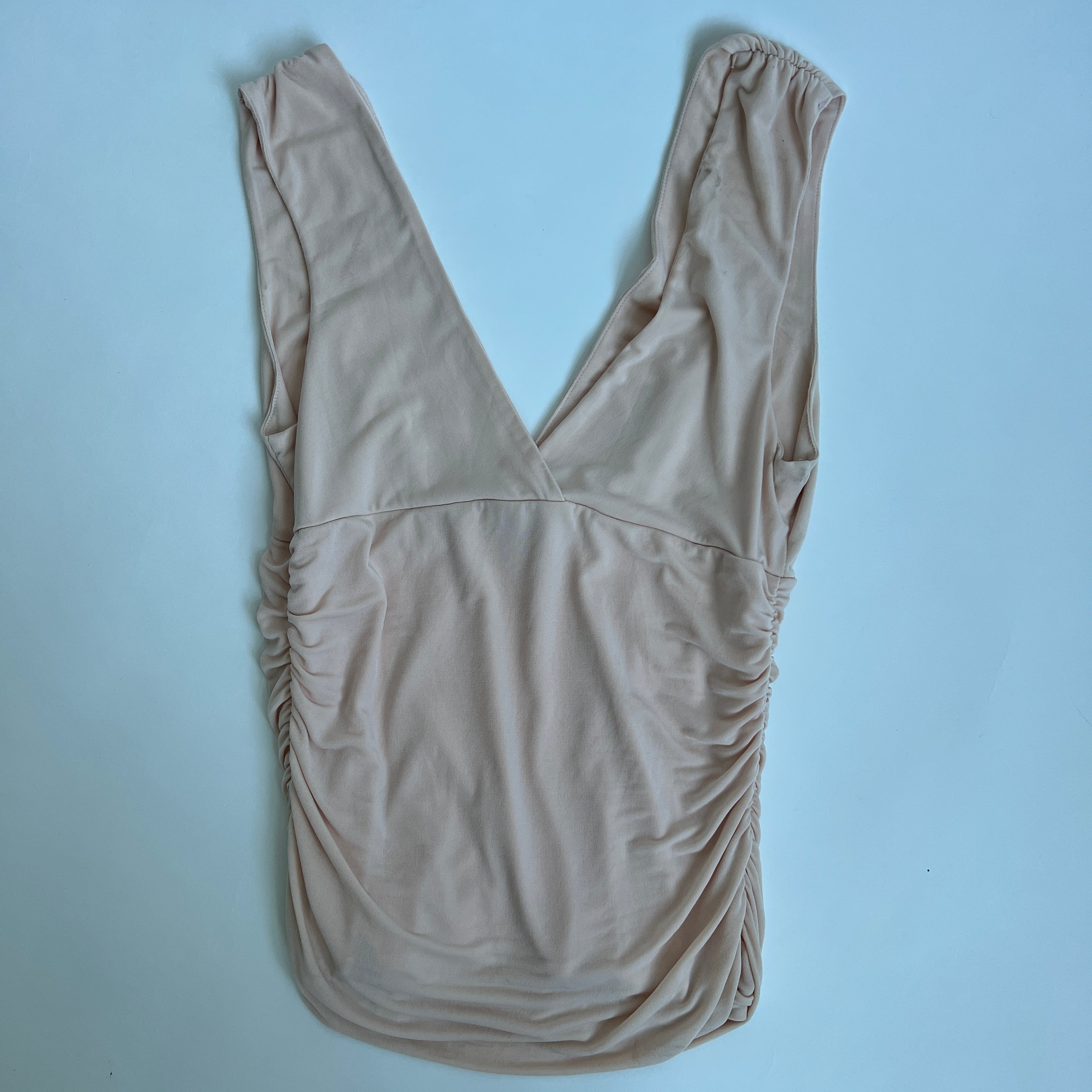 00s nude cinched tank M
