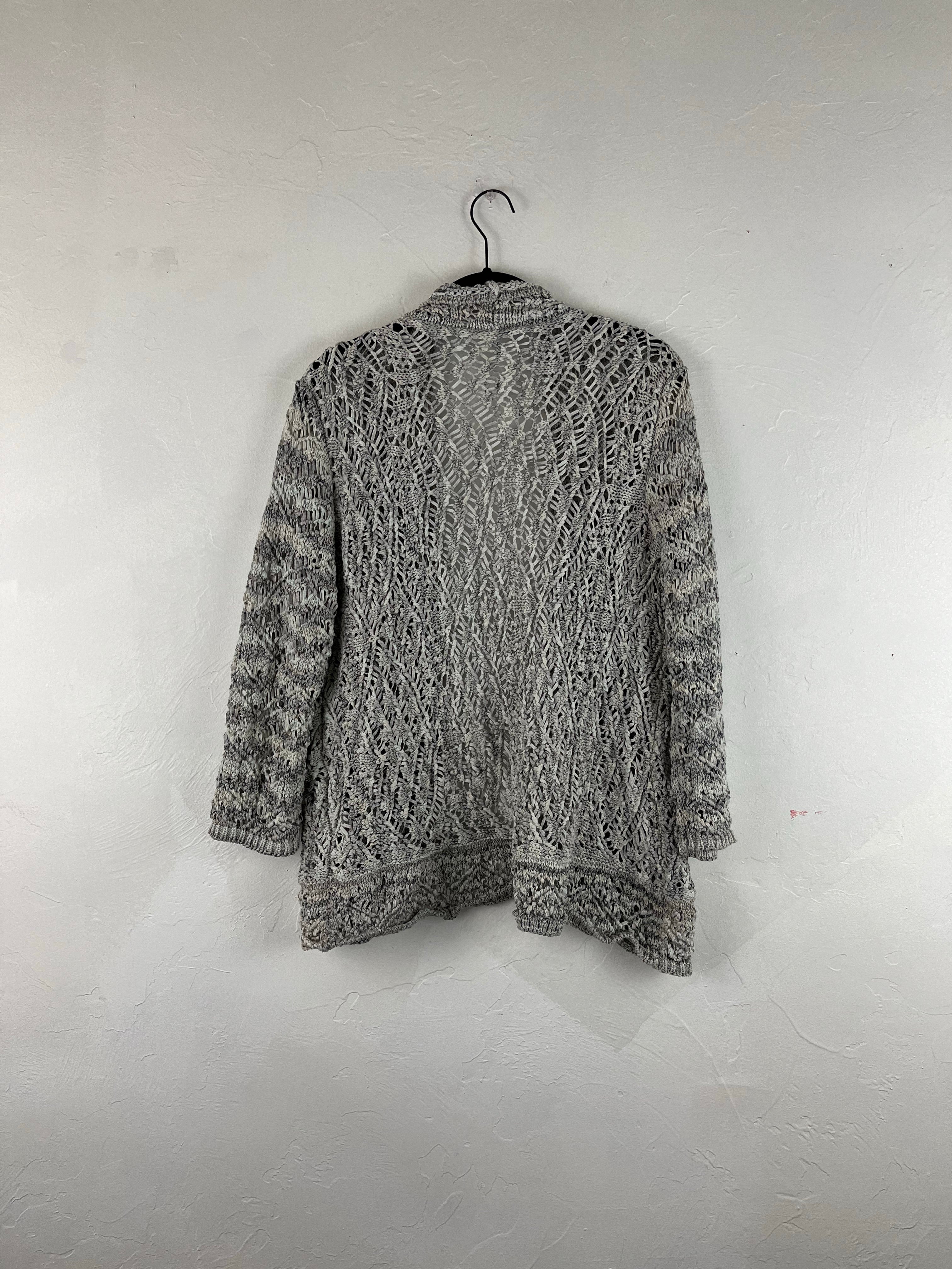Cotton woven cardigan