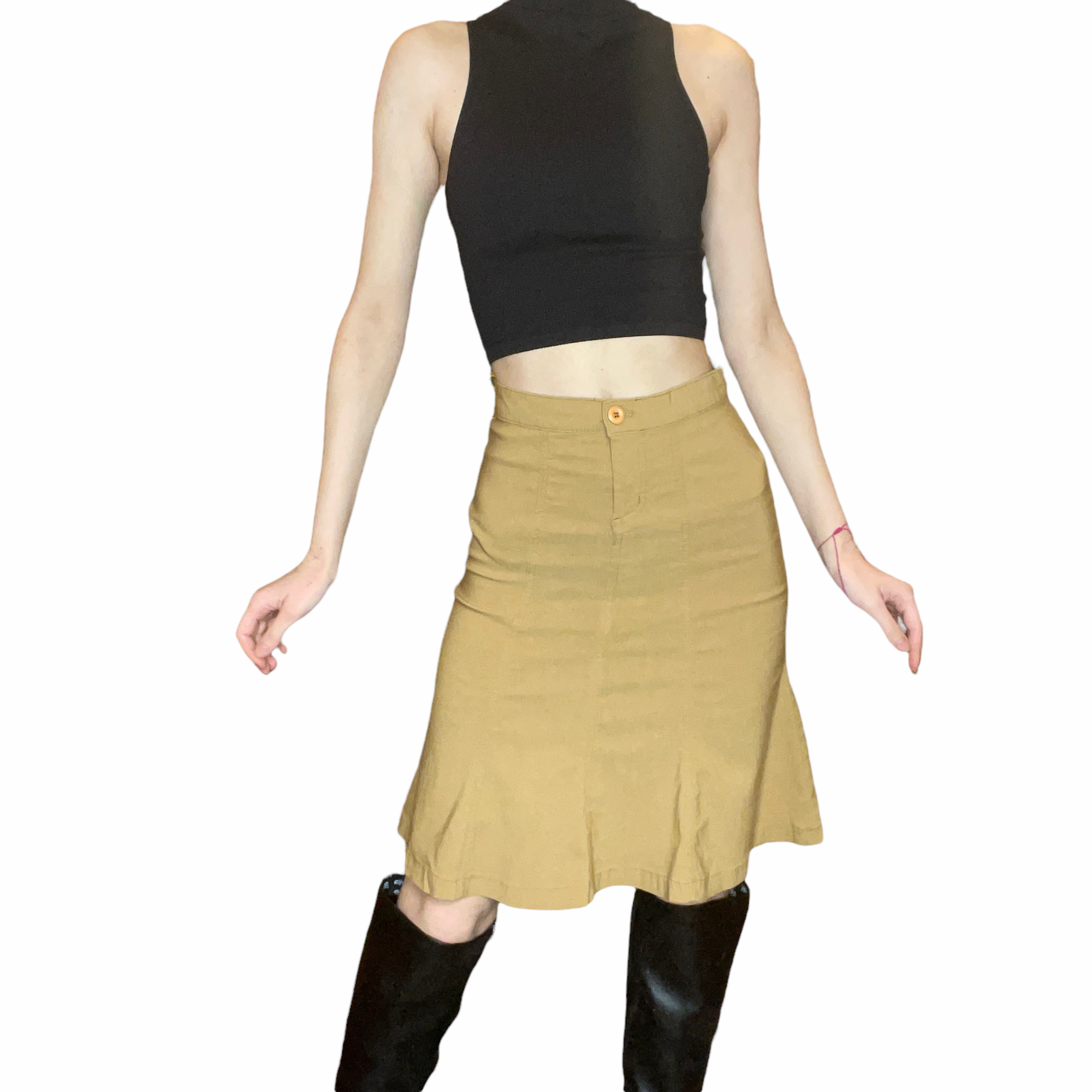 Cargo midi skirt