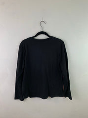 Fringe neckline top