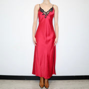 Sexy Red Silk Gown (Medium)