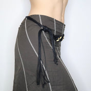 Black Fringe Hip Belt (S-L) 