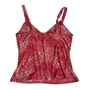 00s Coral print tank