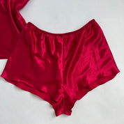 Red satin 2 pc sleep set