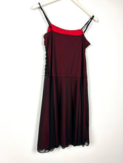 Red & black mesh mini - small