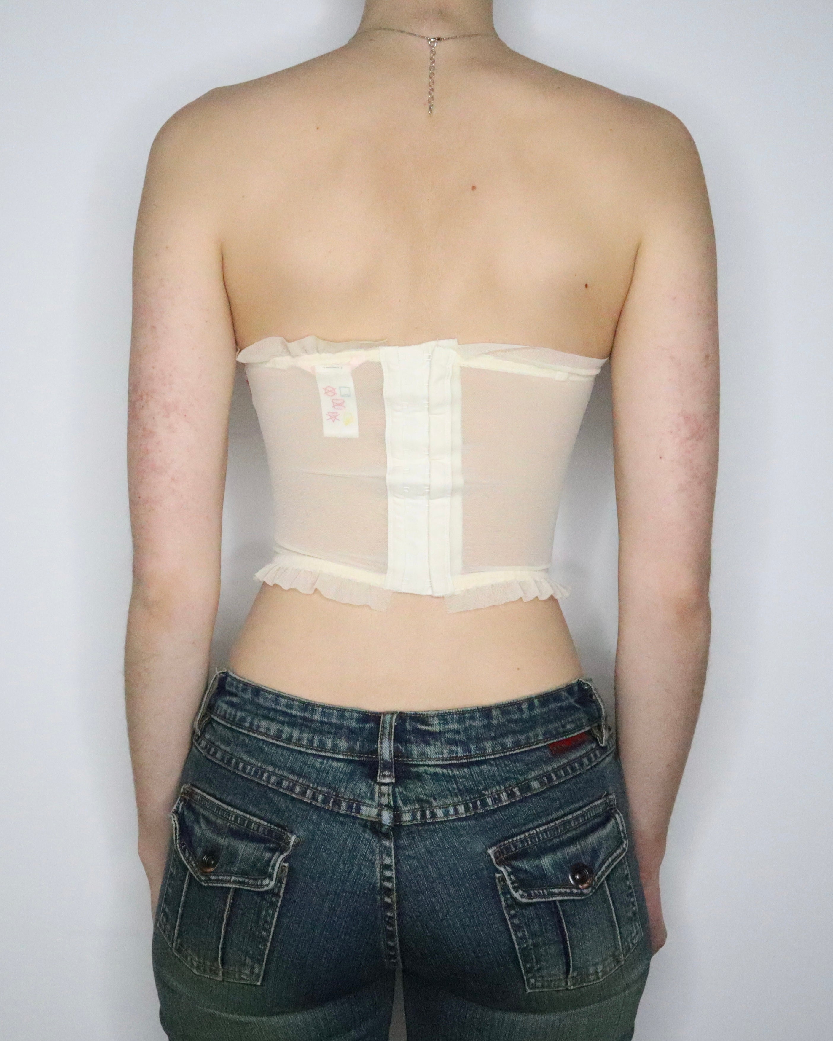 Y2K Embroidered Fairy Corset (XS) 