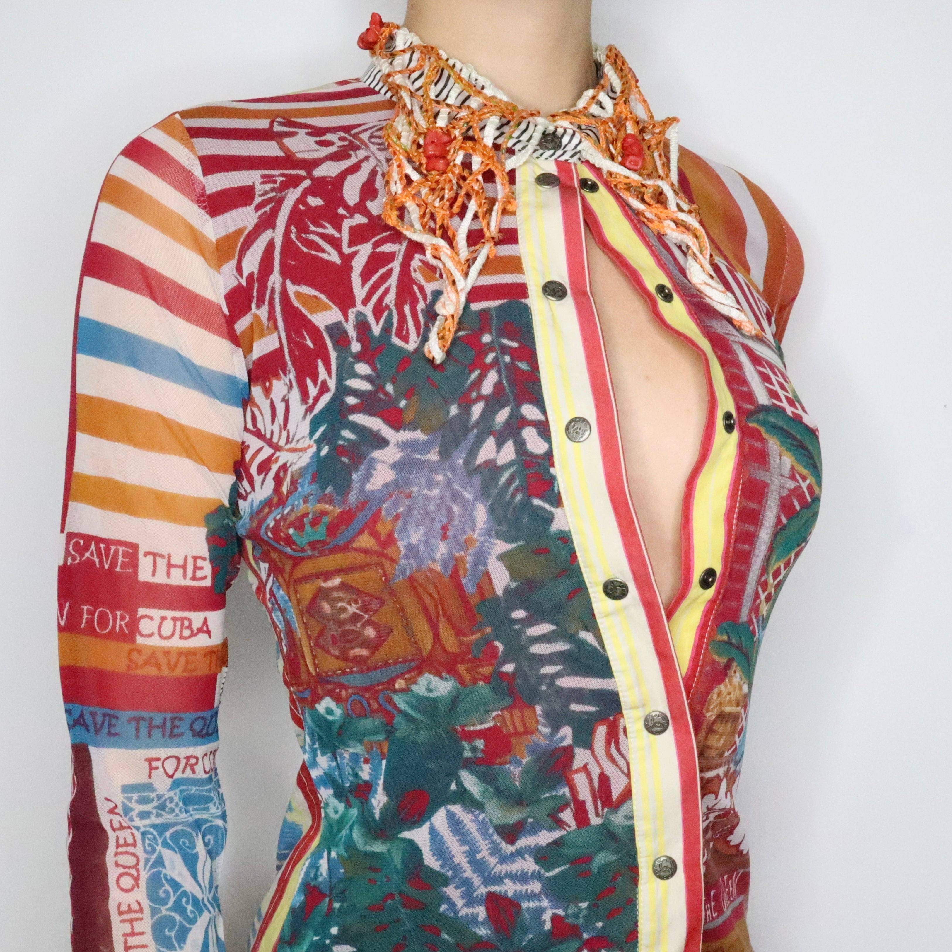 Crazy Save the Queen Blouse (S-M)