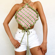 Latticework Crochet Top