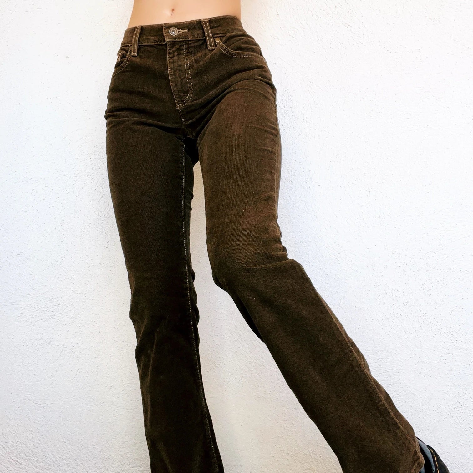 Dark Olive Corduroy Pants