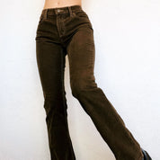 Dark Olive Corduroy Pants