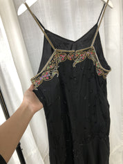 Hand beaded silk midiDresses