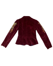 2000s Embroidered Corduroy Blazer (XS)