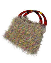 Multicolor Fuzzy Charm Purse